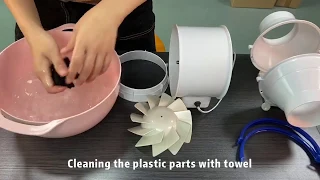 Hon&Guan How to Clean Inline Duct Fan | Disassemble & Clean Ventilation Exhaust Fan