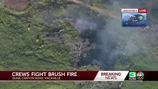 Quail Fire in Solano County