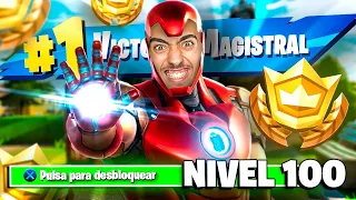 ¡VICTORIA CON LA SKIN NIVEL 100 *IRON MAN* en FORTNITE 2 TEMPORADA 4! - Agustin51