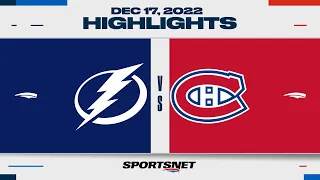 NHL Highlights | Lightning vs. Canadiens - December 17, 2022