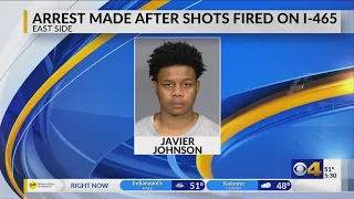 1 arrested after man shot at vehicle on I-465