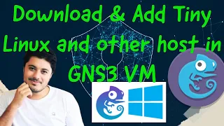 Download & Add Tiny Linux and other host in GNS3 VM