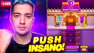 PUSH NO TOP GLOBAL EM BUSCA DO TOP 1 BR! CLASH ROYALE AO VIVO