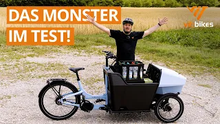 Der Multivan unter den Lastenrädern 😮🚴‍♀️ Das HNF Nicolai CD2 Cargo im Test