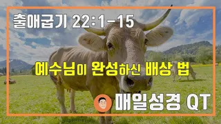 매일성경큐티 ㅣ 9월 28일 (화) ㅣ 출애굽기 22:1-15 "예수님이 완성하신 배상법" [10분 말씀나눔]