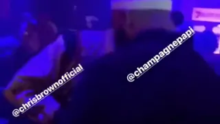 Chris brown Partying with Drake