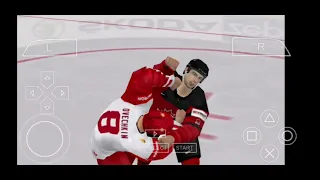 Овечкин и Канадец драка в KHL&NHL MOD PSP