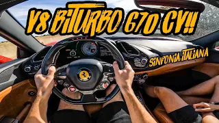 FERRARI 488 BITURBO ACELERANDO TUDO NA ESTRADA!!🔥🚀 O MELHOR RONCO QUE EXISTE? -COLOCA O FONE