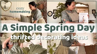 New Spring Thrifty Decorating and Simple Homemaking