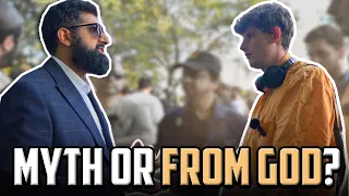 Atheist Skeptic VS Muslims | Smile2jannah | Speakers Corner | 4K