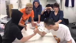 Haikyuu!! Stage Play Casts - Arm Wrestling Part 2