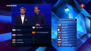 Eurovision Song Constest 2014 Semi Final 2 Results
