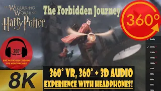 NEW Harry Potter and the Forbidden Journey [8K 360° | 360° + 3D Audio]