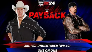 WWE 2K24 - JBL vs Undertaker|Payback