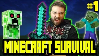 Minecraft Survival Bölüm 1 - Macera Başlıyor [ 1.10.2 ] /w Gitaristv /w T.E.O