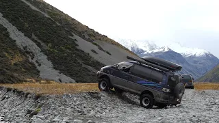 3 Delicas L400 offroading Macaulay valley | NZ