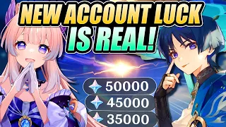 These Beginner Accounts Had INSANE SUMMON LUCK for Wanderer & Kokomi in Genshin Impact