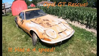 Rescuing A 1972 Opel GT That Was Abandoned 30 Years Ago!