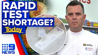 'Enough stock' of rapid tests says pharmacy boss | Coronavirus | 9 News Australia