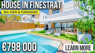 Luxury House with Pool and Sea View in Finestrat 180 m2 Spain real estate Alegria