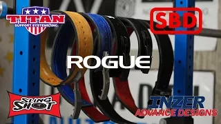 Powerlifting Belt Review - SBD, Inzer, Sling Shot, Titan, Rogue and More!