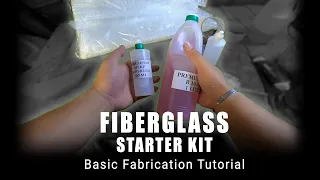 BASIC FIBERGLASS TUTORIAL |  Fiberglass Starter Kit | "PATURO PAPS" Series | MOTOFIED CUSTOMWORKS