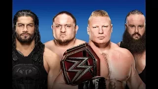 WWE SUMMERSLAM 2017 Fatal 4-Way match Brock Lesnar vs. Roman Reigns vs. Samoa Joe vs. Braun Strowman