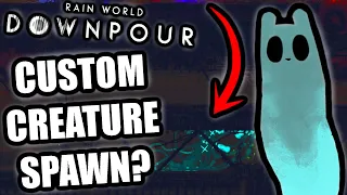 NEW CREATURE In The AQUATIC Slugcat Mod? | Rain World Downpour