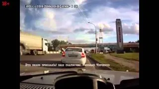 Новая подборка страшных ДТП аварий Январь NEW - Complition Scariest Car Accidents Crash 2014 #19