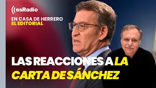 Editorial Luis Herrero: Feijóo acusa a Sánchez de abandonar sus obligaciones por propio interés