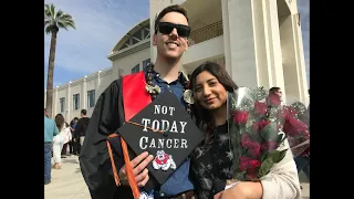 Fresno State student who found out he has cancer walks at graduation