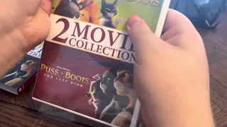 Puss in Boots 2-Movie Collection DVD Unboxing