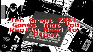 10 Great ZX81 Games That You Really Need To Play!