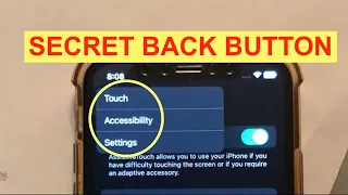 iPhone Settings infinite BACK button 🤫