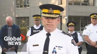 BC RCMP officer killed while assisting bylaw officers at homeless campsite | FULL