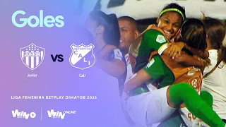 Junior vs Cali (goles) | Liga Femenina BetPlay Dimayor 2023 | Fecha 5