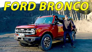 2023 Ford Bronco Outer Banks REVIEW with 2.7 l V6 - a proper Defender / Wrangler alternative?
