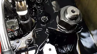 Emergency stop of an EMD 12 Cylinder 2-stroke diesel after loss of oil pressure