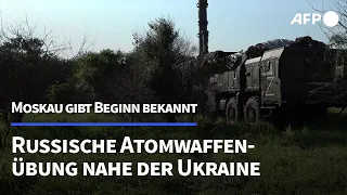 Russland gibt Beginn von Atomwaffenübung nahe der Ukraine bekannt | AFP