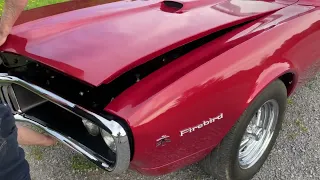 Hood Opening/Closing Video | 1967 Pontiac Firebird | Collector Car Canada Lot 103