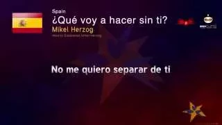 Mikel Herzog - ¿Qué voy a hacer sin ti? (Spain) Eurovision Song Contest 1998