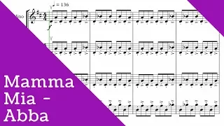 ABBA - Mamma Mia for string quartet (SHEET MUSIC)