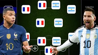 FRANCE X ARGENTINA! 🔥 BEST SPECIAL SQUAD BUILDER!! EFOOTBALL 2024 MOBILE