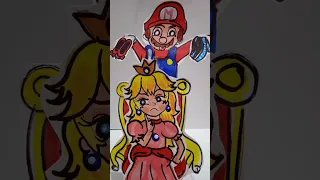 left or right challenge #shortfeed #drawing #shortsvideo #art #youtubeshorts #cartoon #mario