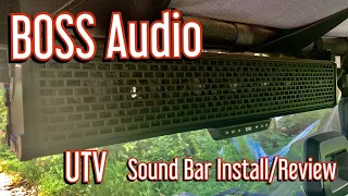 BOSS Audio Sound Bar on a CANAM Defender