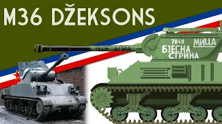 M36 Džeksons | M36 ‘Jackson’ in Yugoslavian Service