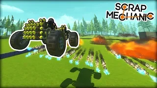 Who Can Dodge the Most Explosive Rockets? (Scrap Mechanic Multiplayer Monday)