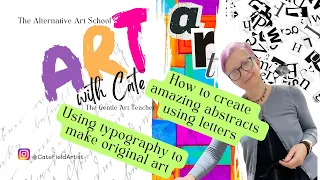 How to Create Amazing Abstracts using Letters - Using Typography to make original Art