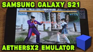 Galaxy S21 / Exynos 2100 -PES 5 / Resident Evil 4 / Tekken 5 - AetherSX2 (Alpha 1059) -Test (Vulkan)