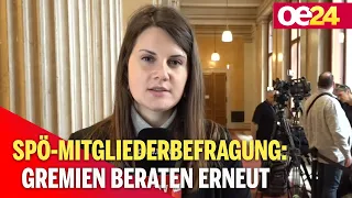 SPÖ-Mitgliederbefragung: Gremien beraten erneut
